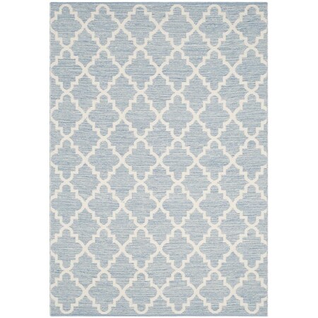 Safavieh 11 x 15 ft. Rectangle Montauk Hand Woven RugLight Blue & Ivory MTK810B-1115